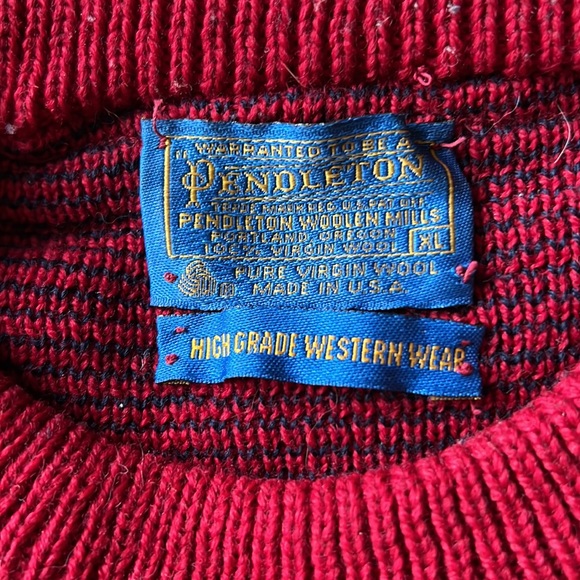 Mens Vintage Pendleton Sweater High Grade Western Wear - Picture 3 of 6